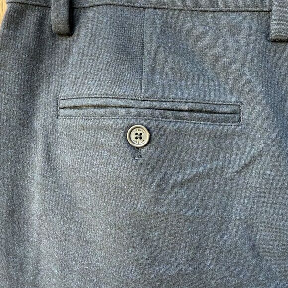 Kit and Ace Men’s Black Tech Dress Pants Size 36 Slim Fit Work Travel - Picture 5 of 13